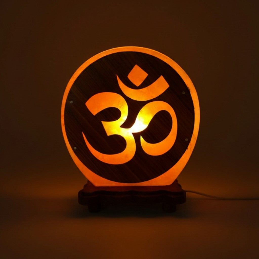 Lampada di sale con LED | Om