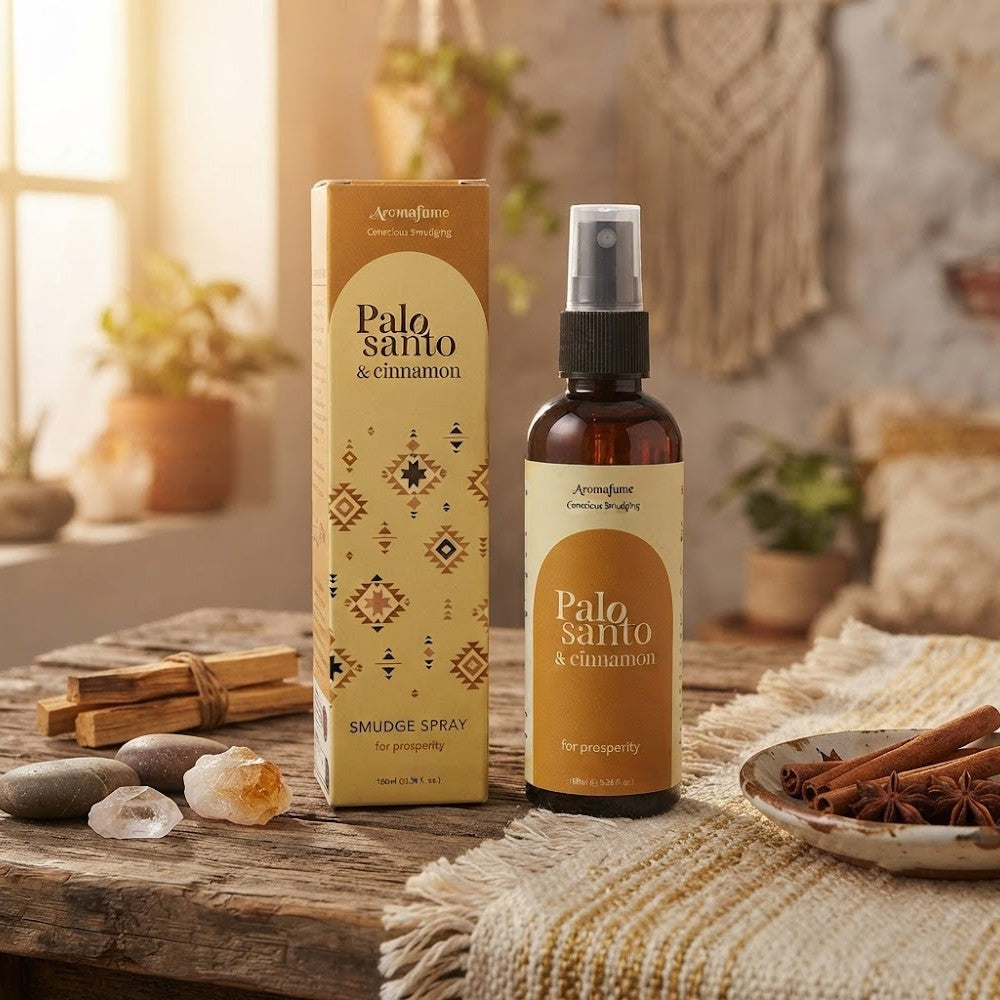 Smudge Spray Palo Santo e Cannella Aromafume - 100 ml | Purificante e Speziato