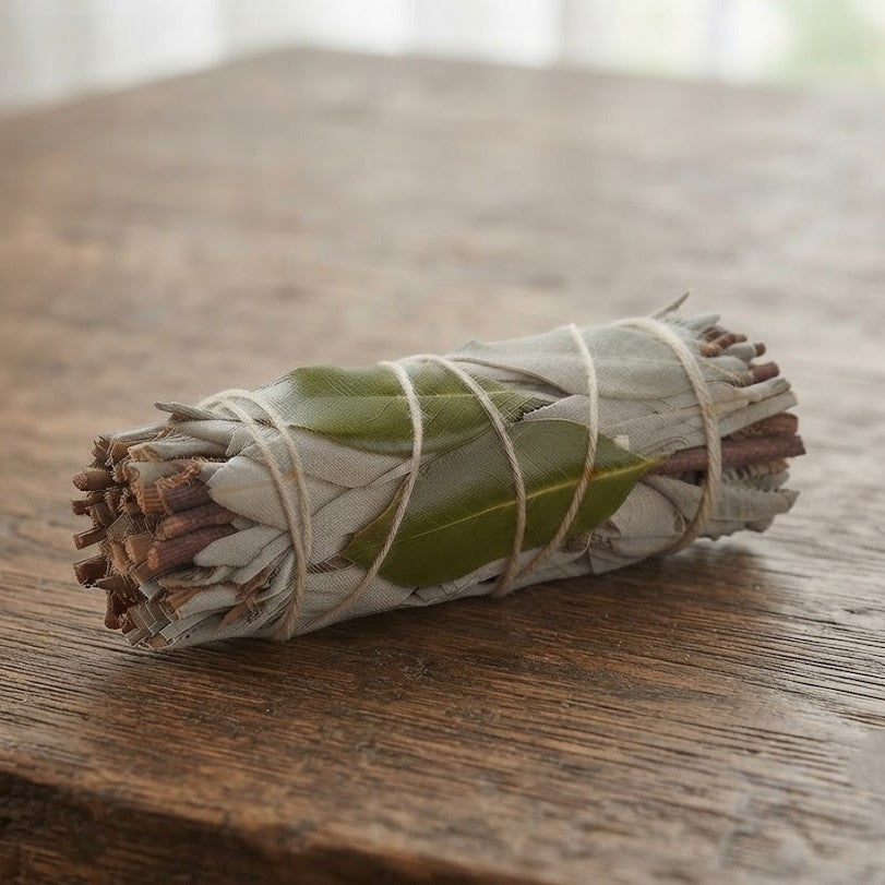 Smudge Salvia Bianca con Yerba Santa | Purificazione e Guarigione Emotiva