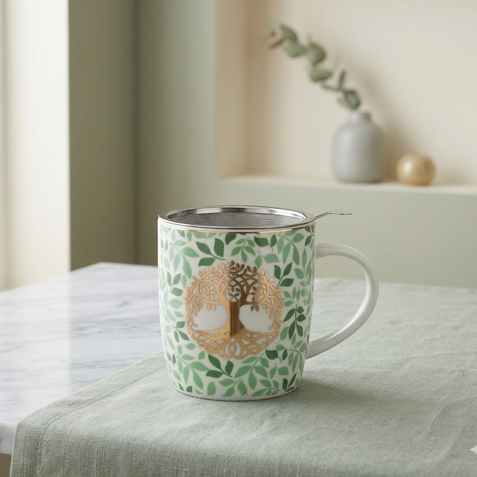 Tazza con Infusore | Albero della Vita